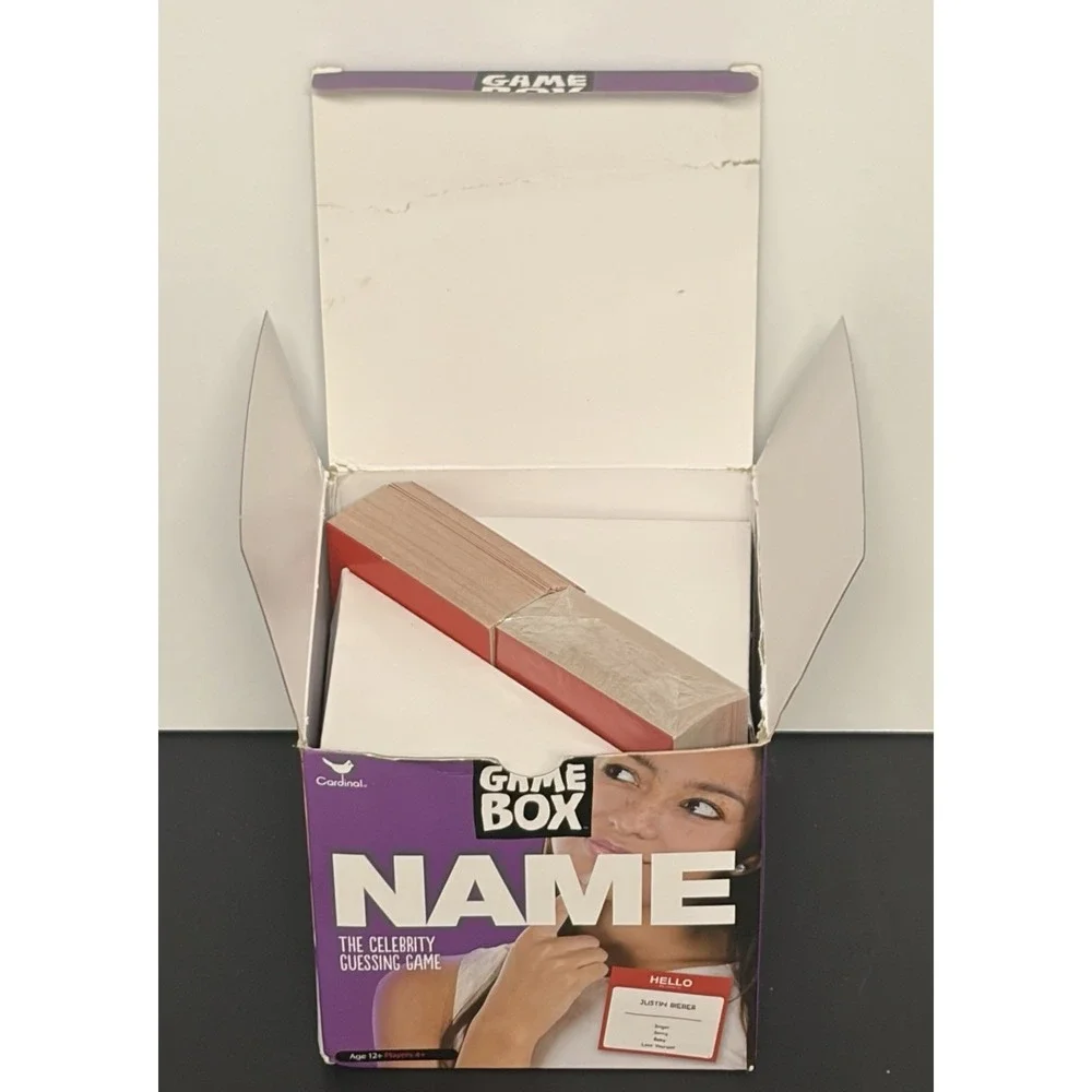 Cardinal Game Box Name The Celebrity Guessing Game For Boys Girls Teen & Adults